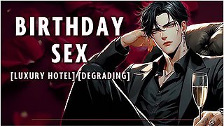 Birthday Sex Male Moans Deep Voice Dirty Talk (audio Erotica For Women) [m4f]