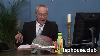 Hotwomen engaging in erotic XXX intercourse with their boss