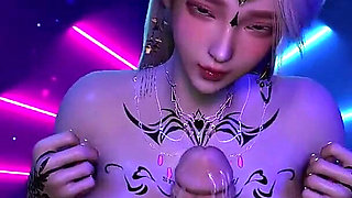 Temptress in Fire: Goddess of Virtual Seduction - 3D Animation Hentai