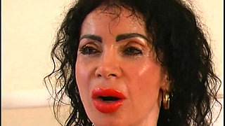 This Slutty MILF Shows Us Her Ass and Masturbates for Us in Front of the Camera