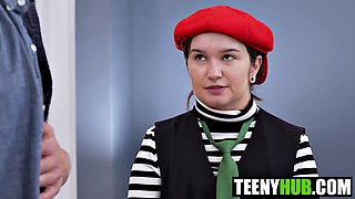 Bunny Fae and Austin Ts Method Acting Class Sparks Rough Sex
