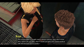 Stranded in Space - Blonde Virgin 18 Year Old Deepthroating My Cock