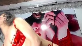 Cute blonde amateur webcam teen masturbating
