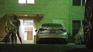 Thick BBW Wife in Lingerie in Public Hotel Parking Lot! Badblondiemonroe