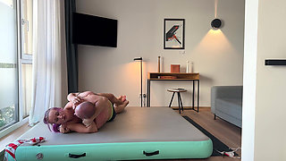 Mixed Wrestling with Strong Man