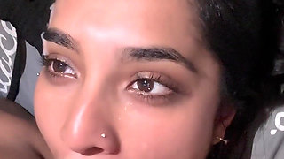 I Cum on the Face of My Asian Girlfriend with Huge Tits - Yasmina Khan and Brady Bud