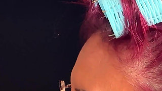 Mature Squirting and Prolapse Her Asshole