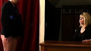 Femdom fetish strap porno