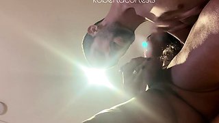 Amateur shemale tranny facialized after a blowjob