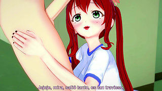 Busty red-haired girlfriend perverted schoolgirl wants to get fucked all the time - Hentai