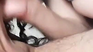 Stepmom Has Fun with Her Stepson's Penis Until He Runs Out of Milk