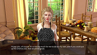 Love Season 21 - Elise Gives Handjob and Blowjob to Alex and Takes Cum in Mouth