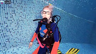 Lucy Laurens Underwater Lesbian Scuba Instructor POV Pussy Fuck Seduction