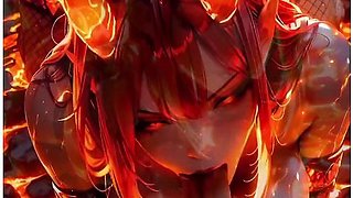 Demonic Lava Lady Fucks Like A Goddess And Demands Hot Cum All Over Her Face. Ai Generated