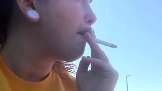 Busty amateur teen outdoor hardcore facial action