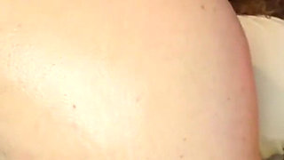 Chubby Girl Having a Lot of Fun with Huge Dildo Inside Her Pussy!