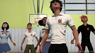 Hentai Sex School Episode 3 - Hentai Student Eats Out His Teacher's Perfect Pussy Until She Orgasms!