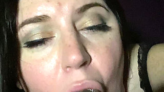 Succulent Samantha: Gobbles Up Big Black Cock