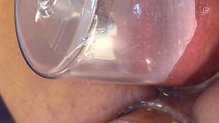 Extreme Close up Double Vacuum Pumping Ass and Pussy