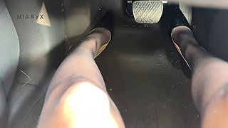 Dildo Fucks and Gas Pedal Pumps Until We Cum Hard
