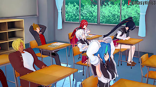 Rias Gremory invites me to have sex after class - DXD NTR Madness