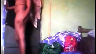 African Amateur's Striptease