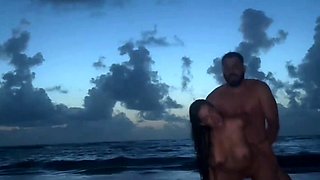 Brenda Castro Sits On His Face Before Beach Doggy Fuck