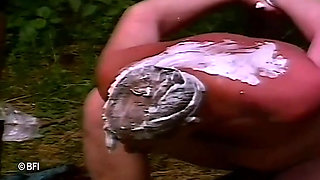 Outdoor shaving domination