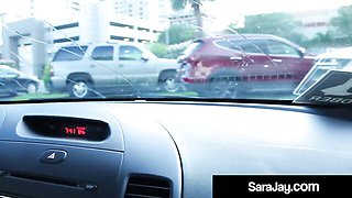 Watch flashy Sara Jay's sex