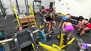 Muscle Mommies Get in Nude Workout at the Gym