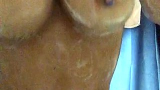 Big boobs milf masturbates with her dildo