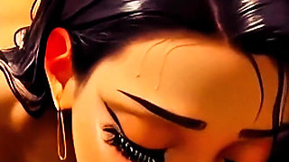 (4k) Ai 3D Animated - Hot Latina Interracial Blowjob & Cumshot Ai Visuals X