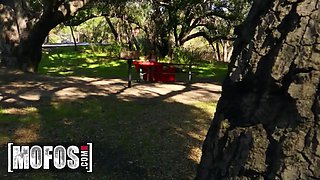 Mofos - stunning stunner maddy may chess lesson turns kinky with Scott Nails in the open park