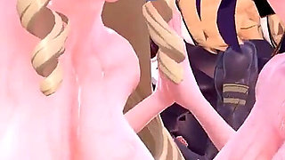 Genshin Impact - Genshin Girls in Hilichurl Beach Camp - Rough Sex - 3D Hentai Animations