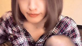 Private Shoot A cute crossdresser with bobbed hair quietly masturbates (video)
