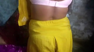 On the night of Karva Chauth, the stepmother got her pussy licked by her stepson and got her ass fucked hard.