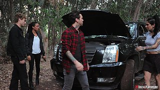 Michael Vegas' Voyeuristic Passion Ignites in a Sultry Outdoor Affair