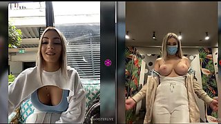 Mv397  2 GIRLs  SAME PLACE AND TIME  LAVATORY 2: Blonde, Xhamster  Public Porn