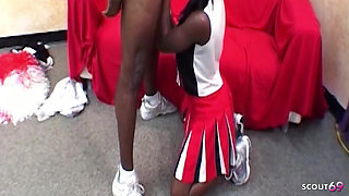 Ebony Teen Cheerleader Lady Armani Fucked by a BBC in Her Extremely Tight Pussy