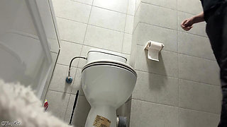 Crazy Toilet Farts in Black! Nipple Pops
