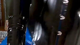Cristal Kinky Blue Rubber Doll POV Fucking