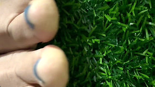 Dirty Feet in Grass