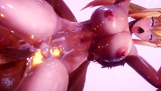 Konosuba sex with much sperm and sucking