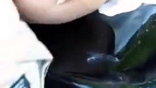 Blonde German Amateur Takes it Anal Outdoors