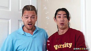 Brazzers - Lil Asian Lulu Chu Needs 2 Dicks to Feel Full