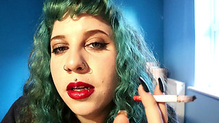 Asmr Whispering Smoking Tease: Stroke for My Tits & Cum When I Extinguish