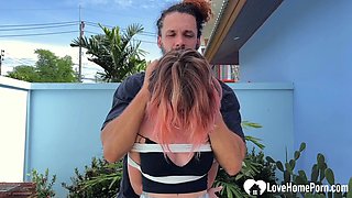 Teasing My Bound Girlfriend with Intense Fingering