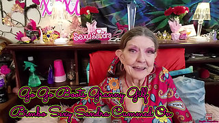 Go Go Boots Granny GILF Bimbo Sexy Sandra Cummed on