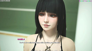 Shadows of Desire by Shamandev - Androgynous Boyfriend Catches His Busty Girlfriend Cheating 70