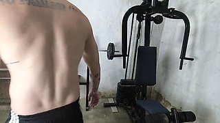Lesbian Big Butt Gym Cunnilingus